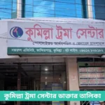 Comilla Trauma Center Doctor List
