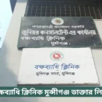 Munshiganj TB Hospital Doctor List