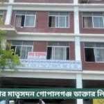 Nagar Matrisadan Gopalganj Doctor List