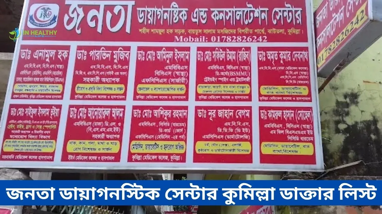 Janata Diagnostic Center Comilla Doctor List