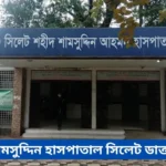 Shahid Shamsuddin Hospital Sylhet Doctor List